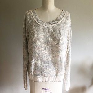 Free People sweater with lace back